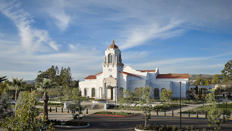 Le temple de Yorba Linda, en Californie.