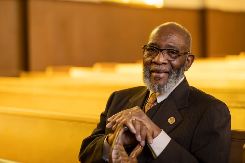 Le révérend Amos C. Brown est interviewé pour un épisode de "Voices for Faith" de la série documentaire "Living Record" 2026 du Church News, disponible sur BYUtv.