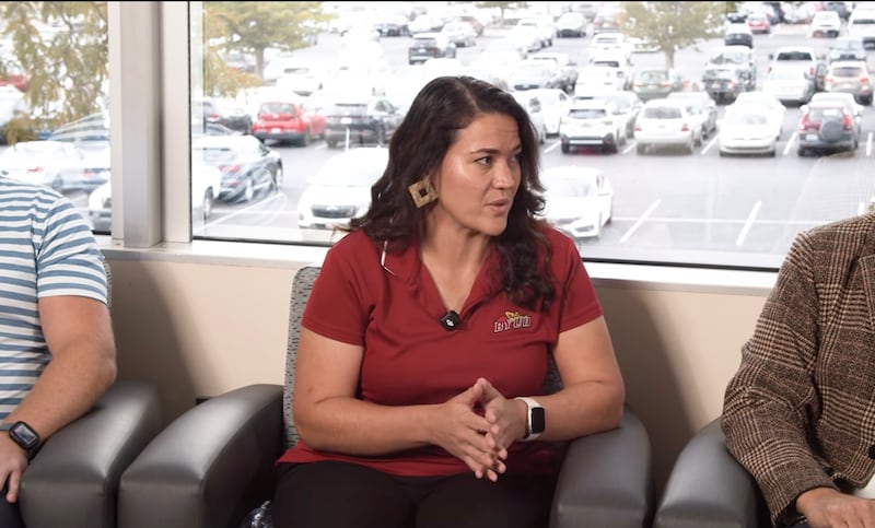 Amber Stevenson, responsable des admissions à BYU–Hawaï, s’exprime lors d’une diffusion en direct du Département d’Éducation de l’Église, le mardi 1er septembre 2026.
