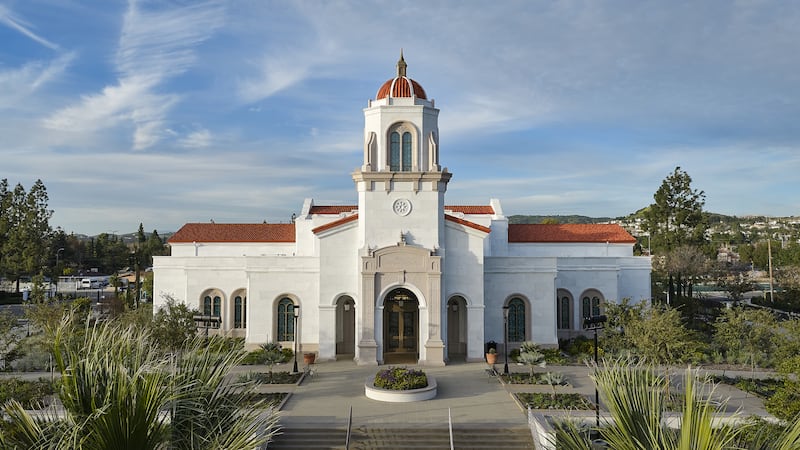 Le temple de Yorba Linda, en Californie.