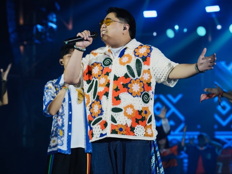 Brandon Sorilla se produit lors de l'événement « Walk With Me : Le concert des jeunes 2026 » à Cagayan de Oro (Philippines), le 19 septembre 2026.