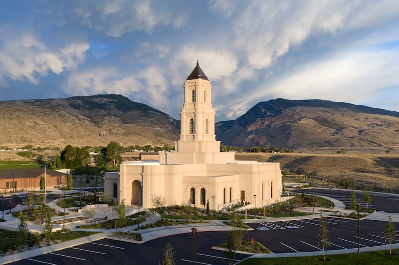 L'extérieur du temple de Cody (Wyoming).