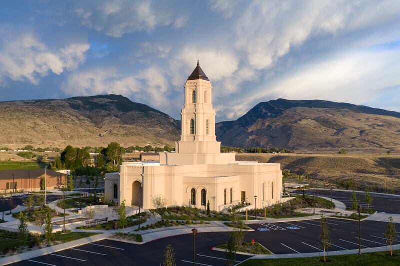 L'extérieur du temple de Cody (Wyoming).