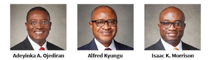Photos d'Adeyinka A. Ojediran, Alfred Kyungu et Isaac K. Morrison.