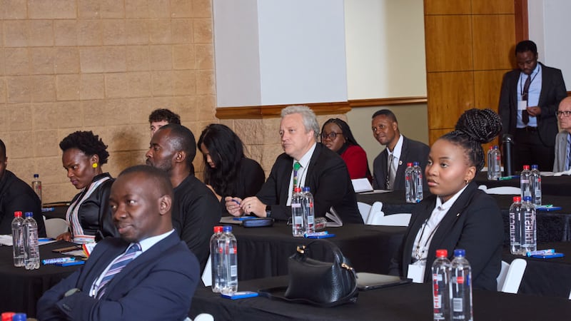 Des participants écoutent pendant une conférence sur la liberté religieuse à Johannesburg (Afrique du Sud), le 8 août 2026.