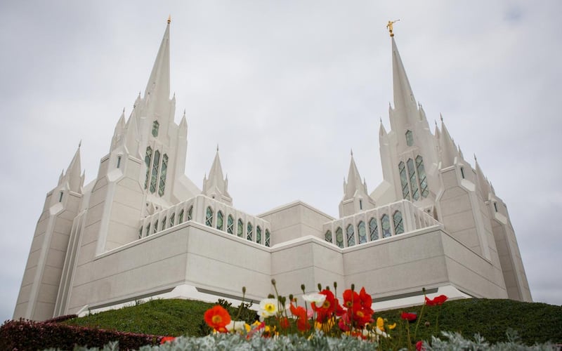 Le temple de San Diego, en Californie.