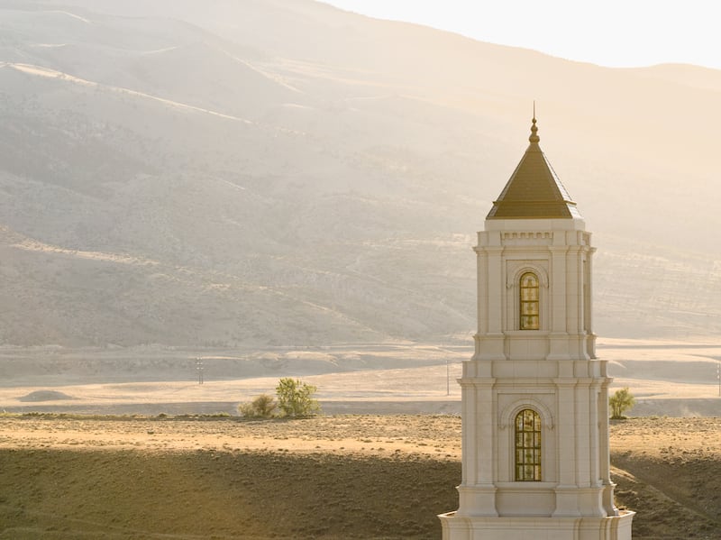 La tour au sommet du temple de Cody (Wyoming).