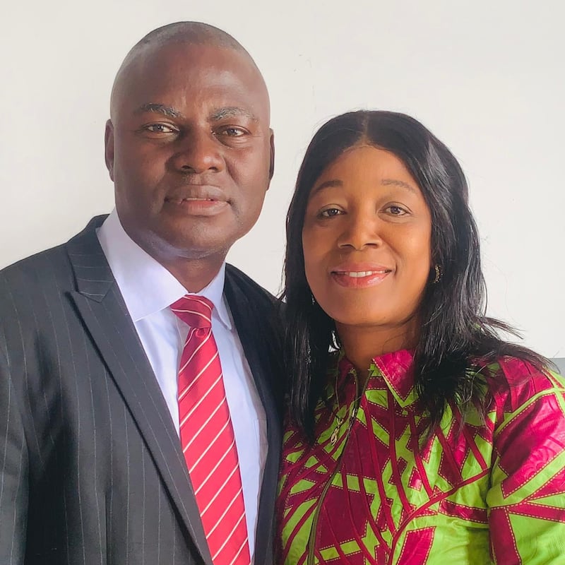 Vally Tshimanga et Christine Kapenga, qui serviront comme président et compagne de la nouvelle mission de Mwene-Ditu, République démocratique du Congo, à partir de juillet 2026.