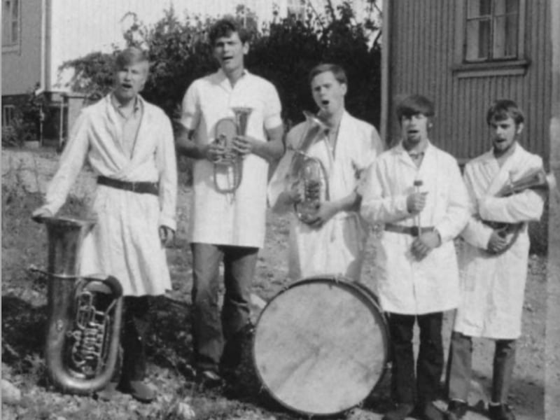 Jarkko Metsätähti et ses amis assistent à la première conférence qui allait devenir Festinord, tenue en 1966 en Suède.