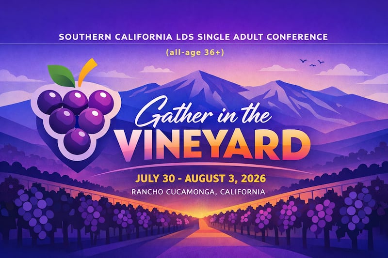 La conférence des adultes seuls SDJ du sud de la Californie aura lieu du 30 juillet au 3 août 2026, à Rancho Cucamonga, en Californie.