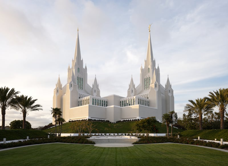 Le temple de San Diego (Californie).