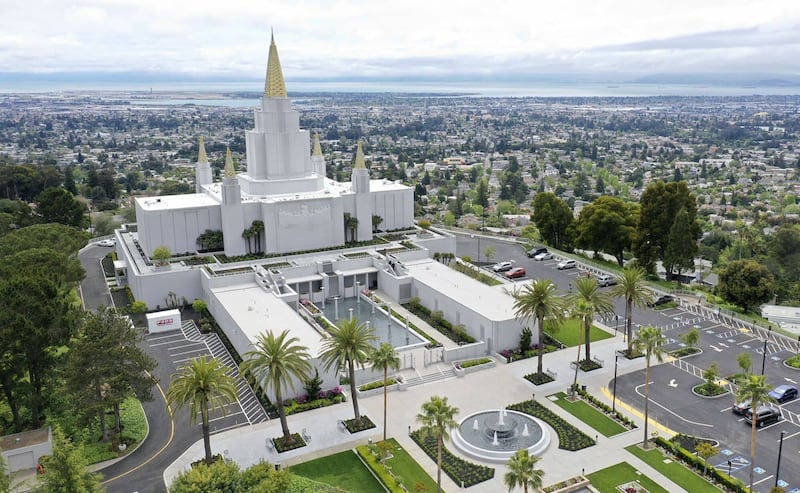 Le temple d'Oakland, en Californie.