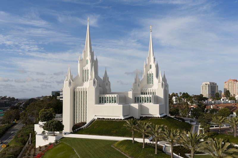 Le temple de San Diego (Californie).
