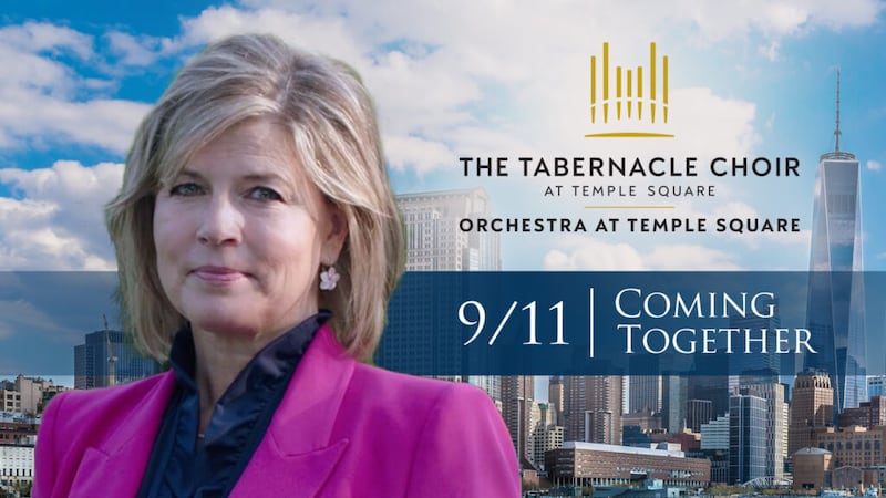 La journaliste de télévision chevronnée et sainte des derniers jours Jane Clayson Johnson a animé « 9/11, Coming Together », une production du Chœur du Tabernacle de Temple Square diffusée le 11 septembre 2021, commémorant le 20e anniversaire du 11-Septembre.