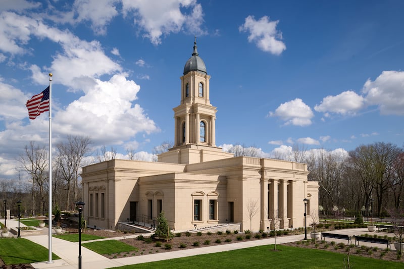 Le temple de Cleveland (Ohio).