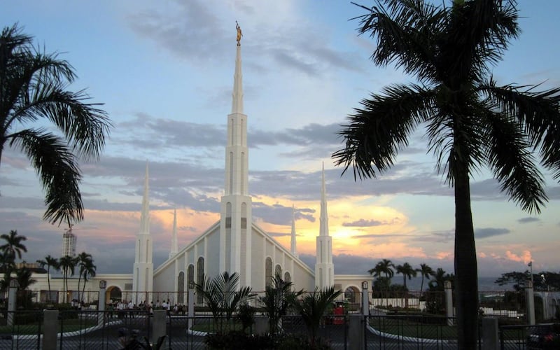 Le temple de Manille, aux Philippines.
