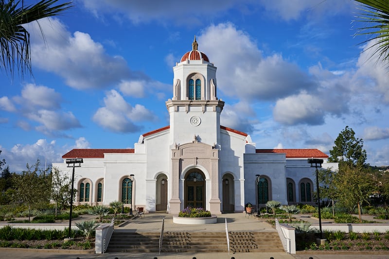 Le temple de Yorba Linda, en Californie.