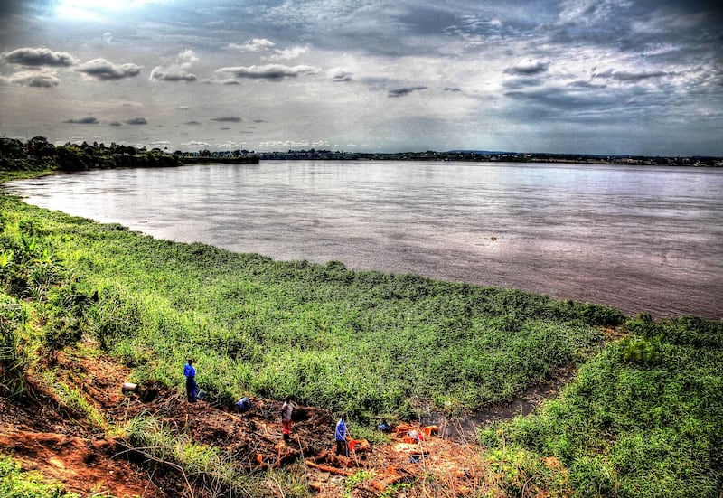 Le fleuve Congo à Kinshasa, en République démocratique du Congo.