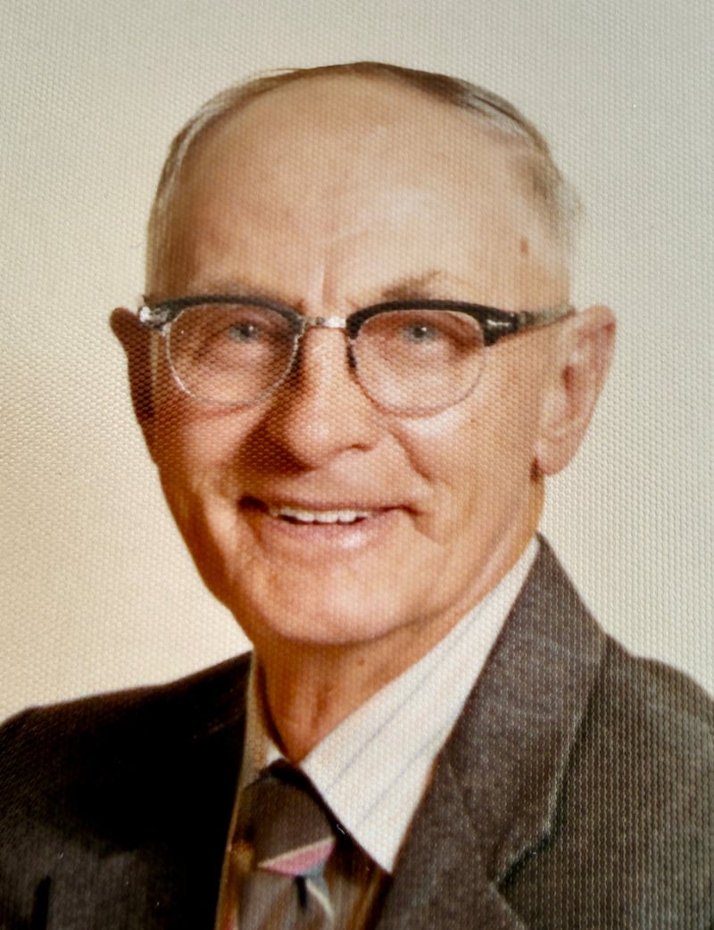 Une photo de James Miller, le grand-père de J. Scott Miller.