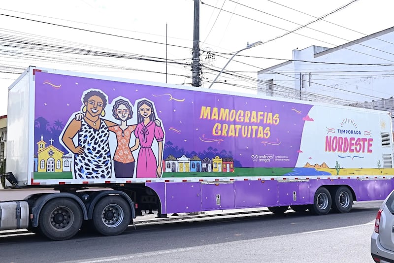 Une unité de santé mobile se déplace dans différentes régions du nord-est du Brésil en août 2026.