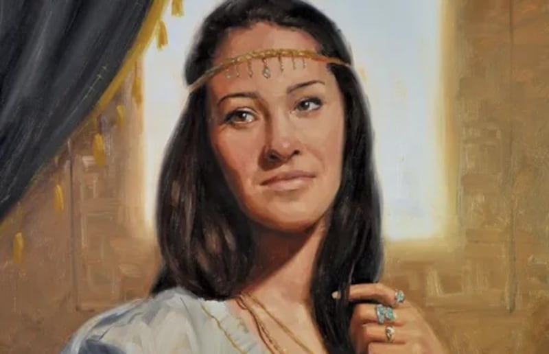 Cette illustration de la femme sunamite est de Michael Parker.